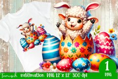 Happy Easter sublimation kitchen Hatching Egg BUNDLE Product Image 10