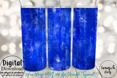 20oz Tumbler watercolor camouflage BLUE Sublimation wrap Product Image 1