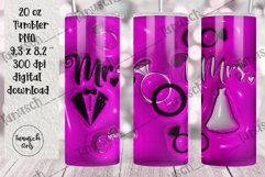 3d inflated wedding sublimation tumbler, puff wrap BUNDLE Product Image 5