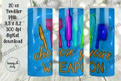 3d puff kitchen sublimation tumbler, 3d inflate wrap Product Image 2