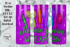 3d puff kitchen sublimation tumbler, 3d inflate wrap purple Product Image 2