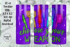 3d puff kitchen sublimation tumbler, 3d inflate wrap purple Product Image 2