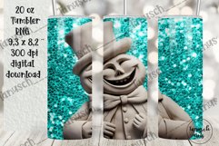 3d gothic christmas ugly snowman plaster 20oz tumbler Bundle Product Image 4