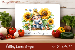 Gnomes honey and bees Cutting Board PNG Product Image 1