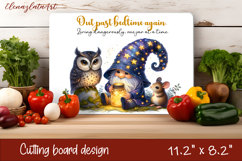 Gnomes honey and bees Cutting Board PNG Product Image 1