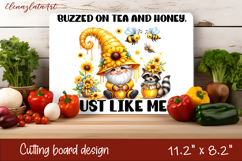 Gnomes honey and bees Cutting Board PNG Product Image 1