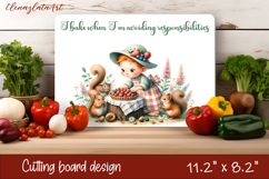 Gnomes honey and bees Cutting Board PNG Product Image 1