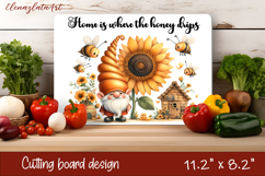 Gnomes honey and bees Cutting Board PNG Product Image 1