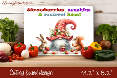 Gnomes honey and bees Cutting Board PNG Product Image 1