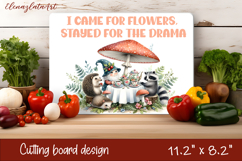 Gnomes honey and bees Cutting Board PNG Product Image 1