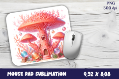 Sea mushroom house | mushroom house mouse pad Product Image 1