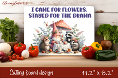 Gnomes honey and bees Cutting Board PNG Product Image 1