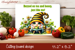 Gnomes honey and bees Cutting Board PNG Product Image 1