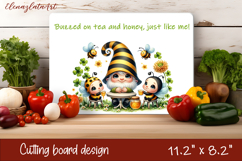 Gnomes honey and bees Cutting Board PNG Product Image 1