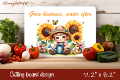 Gnomes honey and bees Cutting Board PNG Product Image 1