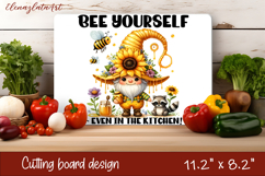 Gnomes honey and bees Cutting Board PNG Product Image 1