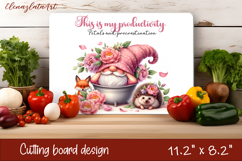 Gnomes honey and bees Cutting Board PNG Product Image 1
