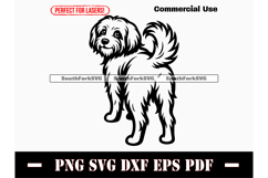 Havanese Dog Butt SVG PNG DXF EPS PDF Product Image 1