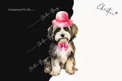 Valentine Havanese Dog PNG | Valentine's Day Clipart Product Image 2