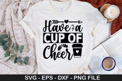 Christmas Coffee SVG Design - Christmas T-Shirt Design Product Image 2