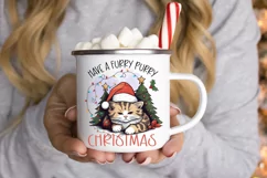 Have a furry purry christmas Sublimation PNG Product Image 3