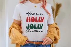 Holly Jolly Svg, Retro Christmas Svg, Christmas Movie Svg Product Image 2