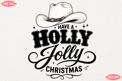 Have a Holly Dolly Christmas PNG Product Image 1