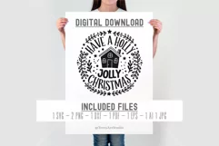 Have A Holly Jolly Christmas SVG | Holly Jolly Svg Cut File Product Image 3