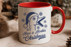 Have a Honkin’ Christmas SVG PNG | Funny Goose Xmas Design Product Image 2