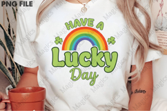 Have a Lucky Day Rainbow St Patrick's PNG Product Image 2