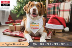 Have a Pawsome Christmas SVG | Christmas Dog Bandana SVG Product Image 3