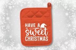 Have a sweet christmas SVG, Christmas Pot holder SVG Design Product Image 2