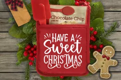 Have a sweet christmas SVG, Christmas Potholder SVG Design Product Image 3