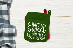 Have a sweet christmas SVG, Christmas Potholder SVG Design Product Image 2
