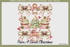 Have A Sweet Christmas Sublimation Png Design, T-Shirt, Mugs Product Image 2