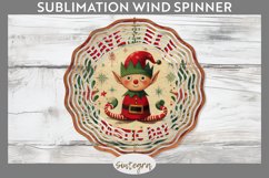 Have An Elf Tastic Day Christmas Wind Spinner Sublimation Product Image 1