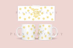 have the best day daisy coffee glass wrap svg glass mug svg presized for 11oz and 15oz glass ready to cut and sublimation files