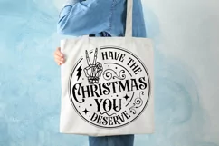 Have The Christmas You Deserve SVG, Snarky Skulls SVG Design Product Image 2