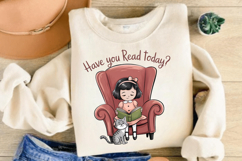 Have You Read Today PNG, Funny Book Lover PNG Product Image 3