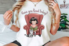 Have You Read Today PNG, Funny Book Lover PNG Product Image 2