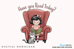 Have You Read Today PNG, Funny Book Lover PNG Product Image 1
