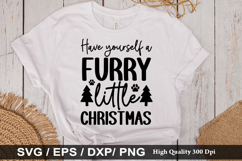 Christmas Cat SVG Design - Christmas T-shirt Design Product Image 4
