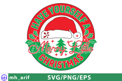 Have Yourself a Merry Little Christmas SVG Classic Holiday Product Image 2