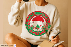 Have Yourself a Merry Little Christmas SVG Classic Holiday Product Image 3