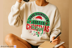 Have Yourself a Merry Little Christmas SVG Classic Holiday Product Image 3