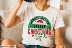 Have Yourself a Merry Little Christmas SVG Classic Holiday Product Image 4
