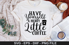 Christmas Coffee SVG Design - Christmas T-Shirt Design Product Image 4