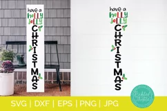 Christmas Front Porch Sign - Have a Holly Jolly Christmas Product Image 1