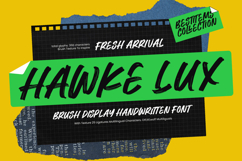 Hawke Lux - Brush Display Handwritten Font Product Image 1