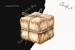 Cozy Fall Haybale PNG Product Image 2